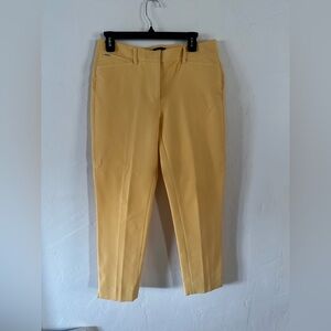 BNWOT White House Black Market Sunny Yellow Ankle Pants